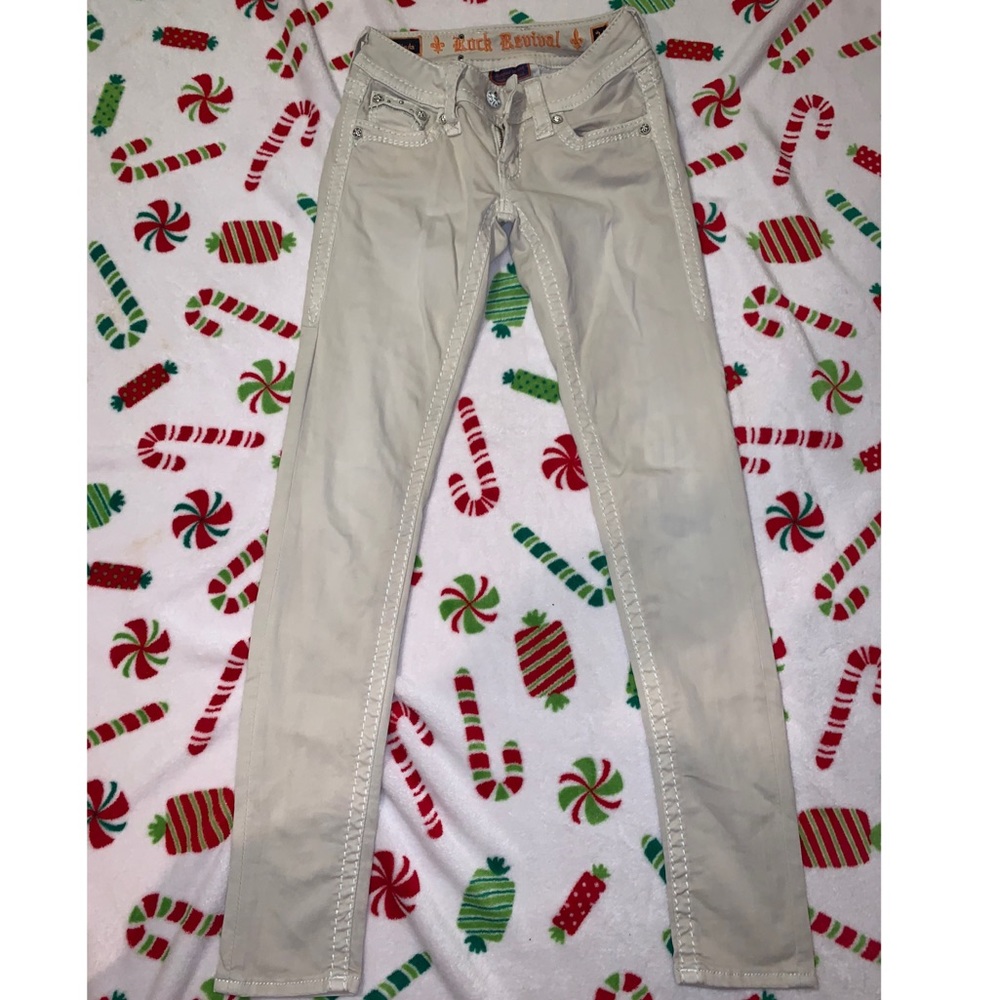 Rock revival ankle skinny jeans